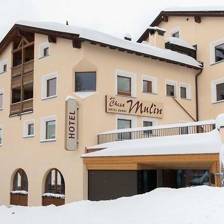 Hotel Garni Chesa Mulin Pontresina Exterior foto