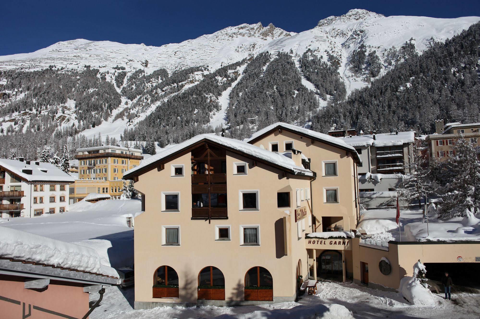 Hotel Garni Chesa Mulin Pontresina Exterior foto